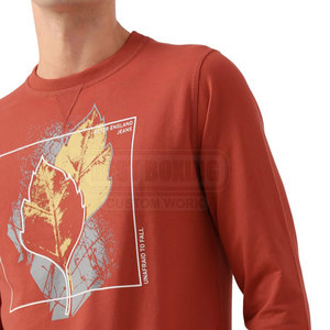 Sweat-shirt pour homme avec ourlet et poignets côtelés pour un look streetwear décontracté au quotidien Sweat-shirt classique pour homme - Product Image 5