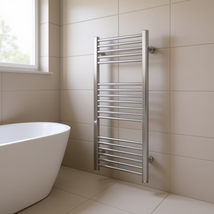 Radiateur chromé Ercos Opera 600 x 680 mm, porte-serviettes élégant - Product Image 3