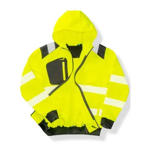Felpa con Cappuccio di Sicurezza Robusta Riciclata, Felpe e Maglioni Promozionali Sostenibili - Product Image 6