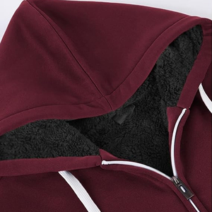 Good Fabric New Arrival Customized <b>Sherpa</b> Fluffy <b>Fleece</b> <b>Hoodie</b> Sweatshirts Heavyweight Thick Fur Pullover Hoodies for <b>Men's</b> - Product Image 3