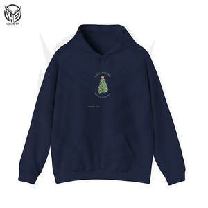 Custom Design <b>Christmas</b> Hooded Pullover 100% Cotton Custom Printed <b>Christmas</b> Hoodies For Unisex. - Product Image 3