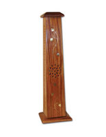 Diffuseur d'arômes en bois de manguier pur, fait main, sans alcool, sans plomb, longue durée, en forme de boîte, pour la maison, avec bâtonnets diffuseurs