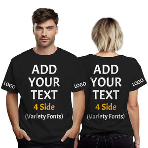 Camisetas unisex de exportación de Bangladesh, suministro de fábrica OEM ODM con logotipo personalizado para eventos, camisetas con estampado de transferencia de calor de tela de algodón 160GSM BD - Product Image 3