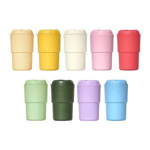 In Korea Best Selling Product Customizable Tumblers Cups BPA FREE Plastic Bottles Double walled mug tumbler 12oz