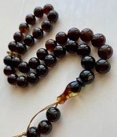 Tasbih Islam Resin Yang Dapat dikustomisasi untuk doa Lebaran Ramadan dan Spiritual
