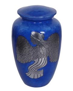 Urna funeraria clásica de metal con alas doradas, urnas funerarias de metal para decoración interior, urna para cenizas, muy vendida. - Product Image 6