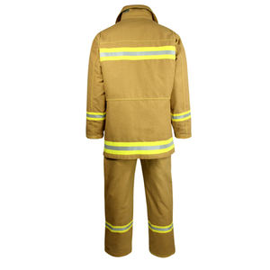 Capa interna extraíble DRD Nomex IIIA Bombero Uniforme de rescate de emergencia Traje de servicio de bomberos para bombero - Product Image 3