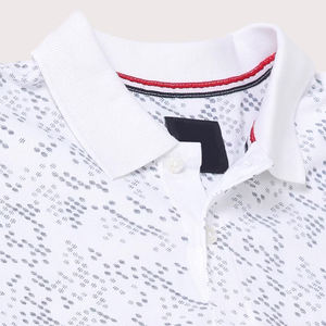 Polos de poliéster de alta calidad de secado rápido para hombre, camisetas de Golf, protección UV que absorbe la humedad, logotipo personalizado liso elástico bajo moq - Product Image 5