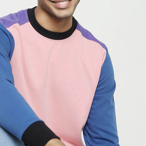 Sudadera de cuello redondo de gran tamaño de algodón Sudadera bordada personalizada de talla grande Sudadera de cuello redondo para hombre - Product Image 6