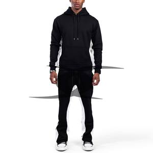 กางเกงวอร์มขายาวของผู้ชายชุดวอร์มขายาวผ้ากรดซักแบบออกแบบโลโก้ได้ตามต้องการ - Product Image 1