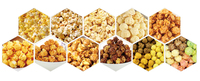 Ligne de production de popcorn entièrement automatique avec machine à faire du popcorn industrielle professionnelle