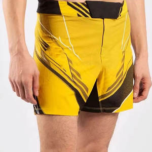 Short Fight Mma Shorts Logos personnalisés Oem Designs Tissu extensible Fabriqué au Pakistan Mma Shorts - Product Image 5