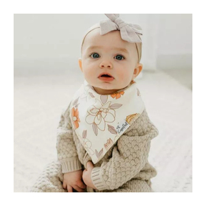 Meilleurs bavoirs Bandana imprimés pour bébé, foulard 100% coton biologique, bavoirs bandana pour bébé à bon prix de fabricants indiens. - Product Image 1