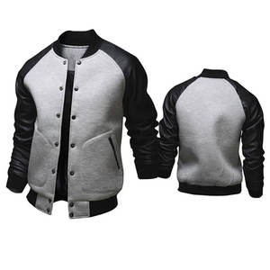 Chaqueta universitaria de lana personalizada para hombre de Pakistán, nuevo estilo transpirable con cuello levantado, chaqueta de béisbol universitaria para hombre - Product Image 4
