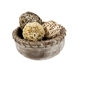 ชามแป้งตกแต่งไม้ชามแป้งสำหรับทำเทียนตามขนาดที่กำหนดเองด้วยสีไม้ธรรมชาติ - Product Image 2