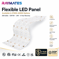 Feuille LED flexible personnalisée ultra-mince, flexible comme du papier, panneau matriciel LED flexible CRI90, feuille de rétroéclairage LED pour marbre rétroéclairé
