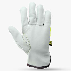 SkatIQ-Guantes para soldar de piel de cabra de primera calidad, guantes de soldadura con malla trasera XL de alta visibilidad, estilo protector - Product Image 5