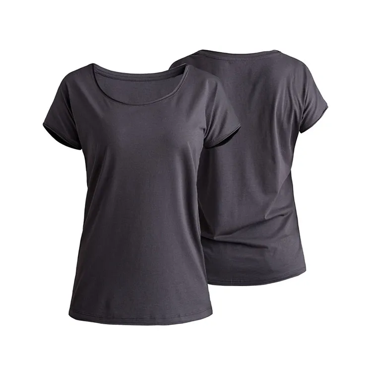 OEM moda yüksek kalite toptan giysi son tasarım üst tarzı son tasarım OEM hizmeti kadınlar özel Logo t-shirt
