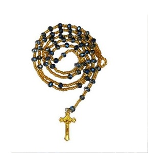 ลูกปัดคริสตัลสีฟ้าลูกปัดไม้รูปทรงกำหนดสีได้เองจัดส่งรวดเร็วจากอินเดีย - Product Image 1