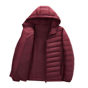 Chaqueta Acolchada Gruesa con Capucha y Cierre Frontal para Hombre y Mujer, Diseño Casual con Logotipo, Nueva Colección 2026, Fabricada por TRIOTAKE INDUSTRY, Muestra Gratis - Product Image 1