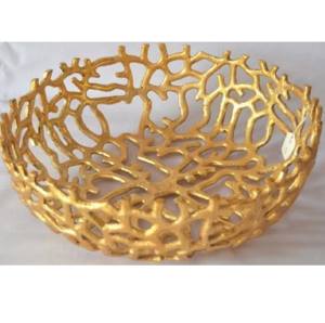 Bol de stockage de fruits en Aluminium artisanat indien bol de service de fruits décoratif de Table de haute qualité - Product Image 6