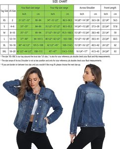 Premium Quality Customized Women's Formal <b>Denim</b> Jackets 100% Cotton Breathable Waterproof Windproof Vintage for Autumn Winter - Product Image 5