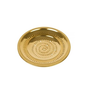 Assiette de service à la nourriture pour fête de mariage Meilleur prix Faits à la main Nouveau design Meilleure qualité Assiette en laiton Meilleur fabricant en gros - Product Image 2