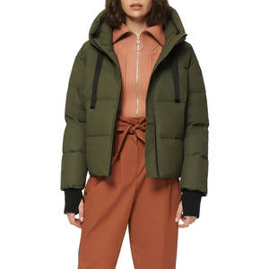 Venta al por mayor personalizado mujeres Puffer chaquetas Casual a prueba de viento Puffer abajo chaqueta personalizada transpirable diseño acolchado Zip Up chaquetas de las mujeres - Product Image 4