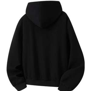 Sweat-shirts à capuche pour hommes, grandes poches, fermeture éclair, réversibles, couleur contrastée, 100% coton, hiver, personnalisables, double face, vente en gros - Product Image 4