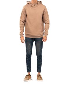 Sweat-shirts à capuche pour hommes en coton 100% de haute qualité, logo personnalisé brodé, surdimensionné, écologique, grande taille, automne 2026 - Product Image 1