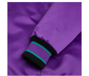 แจ็คเก็ตซาตินคุณภาพสูงขายส่งปี 2025 รับสั่งทำแจ็คเก็ตวาร์ซิตี้ซาตินปักลาย แจ็คเก็ตผู้ชายระบายอากาศได้ดีคุณภาพสูง - Product Image 3