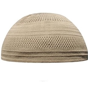 Chapeau musulman Ramzan Namaz Chapeau de prière Vente à chaud Respirant Vente en gros Couleur solide Logo personnalisé - Product Image 3