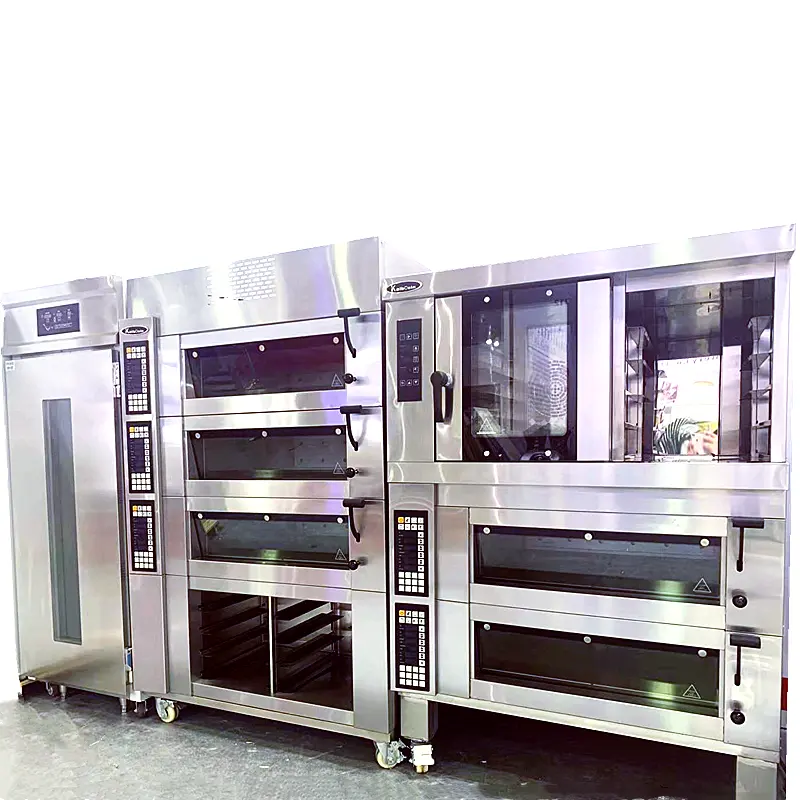 Forno de gás industrial China quatro electrique dor de boulangerie professionnel Forno per pizza elettrico para padaria pao