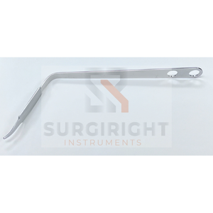 HOHMANN Élévateur d'os coudé 245 mm Largeur de la mâchoire 2 mm Largeur de la mâchoire 15 mm Instruments d'os Hohmann par Surgiright Instruments - Product Image 1