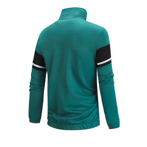 Survêtement de football en plein air à manches longues survêtements de football légers et confortables avec poche latérale à fermeture éclair - Product Image 4