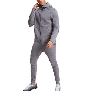 Transpirable nuevo peso pesado de gran tamaño Boxy fit pantalones de chándal conjuntos 100% algodón en blanco Jogging hombres chándales - Product Image 4