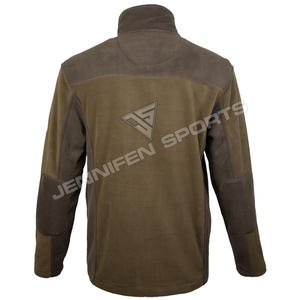 Chaqueta de Invierno Larga Personalizada al por Mayor para Hombre, Chaqueta de Caza de Doble Color, Forro Polar Grueso, Cierre de Cremallera, Bolsillos Laterales, Etiqueta - Product Image 3