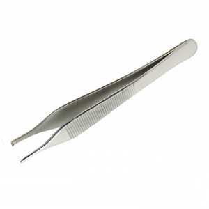 Pinzas Adson de calidad para dientes con dientes finos para uso profesional Kit de cirugía Instrumentos quirúrgicos - Product Image 3