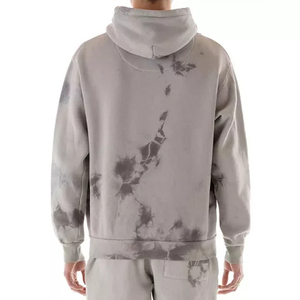 2024 sweats à capuche pour homme, 100% coton nouvelle mode cravate teinture Style pull sweat à capuche et pantalon ensemble hommes en gros bas prix - Product Image 2