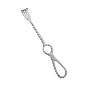 Retractor Volkmann profesional 4 puntas 22 cm alemán inoxidable Semi Sharp profundidad 8,5mm médico Senn Retractor - Product Image 1