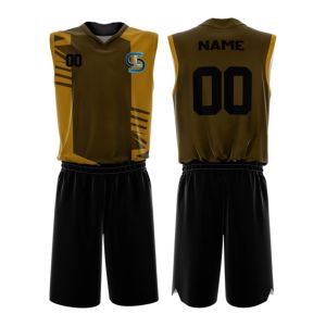 Uniforme d'équipe de basket-ball fabriqué au Pakistan Chemise et short de sublimation Uniforme de basket-ball de couleur personnalisée - Product Image 5