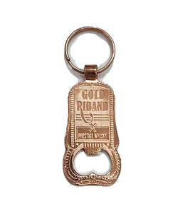 Vintage Copper Oval Keyring Fashionable Metal Promotional Item with Durable Finish 10mm Classic Design - Product Image 1