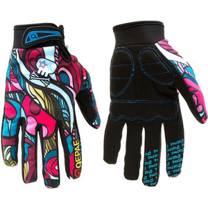 Vente en gros de gants de course unisexes personnalisés pour adulte, équipement de sport de cyclisme et de motocross en cuir - Product Image 1