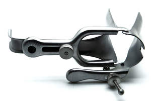 Espéculo Vaginal de acero inoxidable de alta calidad OEM 2025, instrumentos quirúrgicos de ginecología OB/GYN pequeños, base de fuente de alimentación Manual - Product Image 2