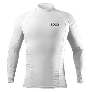 Nueva camiseta de gimnasio de compresión de secado rápido para hombre, capa base de entrenamiento atlético deportivo debajo de la camisa, tela de punto con patrón impreso - Product Image 5