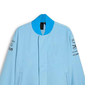 Veste de moto pour homme, col montant, logo frontal, PU écologique, coupe-vent, hiver, logo personnalisé, vente en gros - Product Image 4