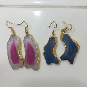 Pendientes Unisex Bohemios con Cristales, Joyería de Latón Chapado en Oro, Pendientes Largos para Fiesta, de Proveedor Confiable, 20% de Descuento y Regalo - Product Image 4