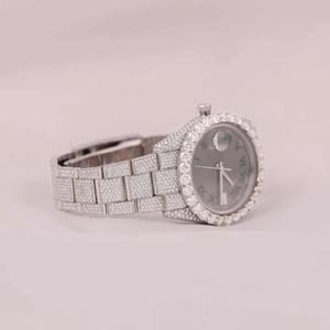 Mossanite 41 MM Diamonds Men Wristwatch Stainless Steel <b>Wrist</b> <b>Watch</b> Man Luxury Mechanical <b>Watches</b> <b>for</b> Men <b>Women</b> - Product Image 3
