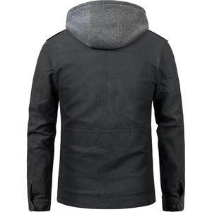 Veste matelassée en jean pour femme, tissu uni respirant et à séchage rapide, élégante et tendance pour l'hiver - Product Image 2