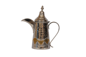 Jarra de agua de latón con acabado plateado con tapa para el hogar y la cocina, agua potable, utensilios de latón, aumenta la inmunidad y la fuerza - Product Image 3